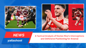 Declan Rice's Interceptions