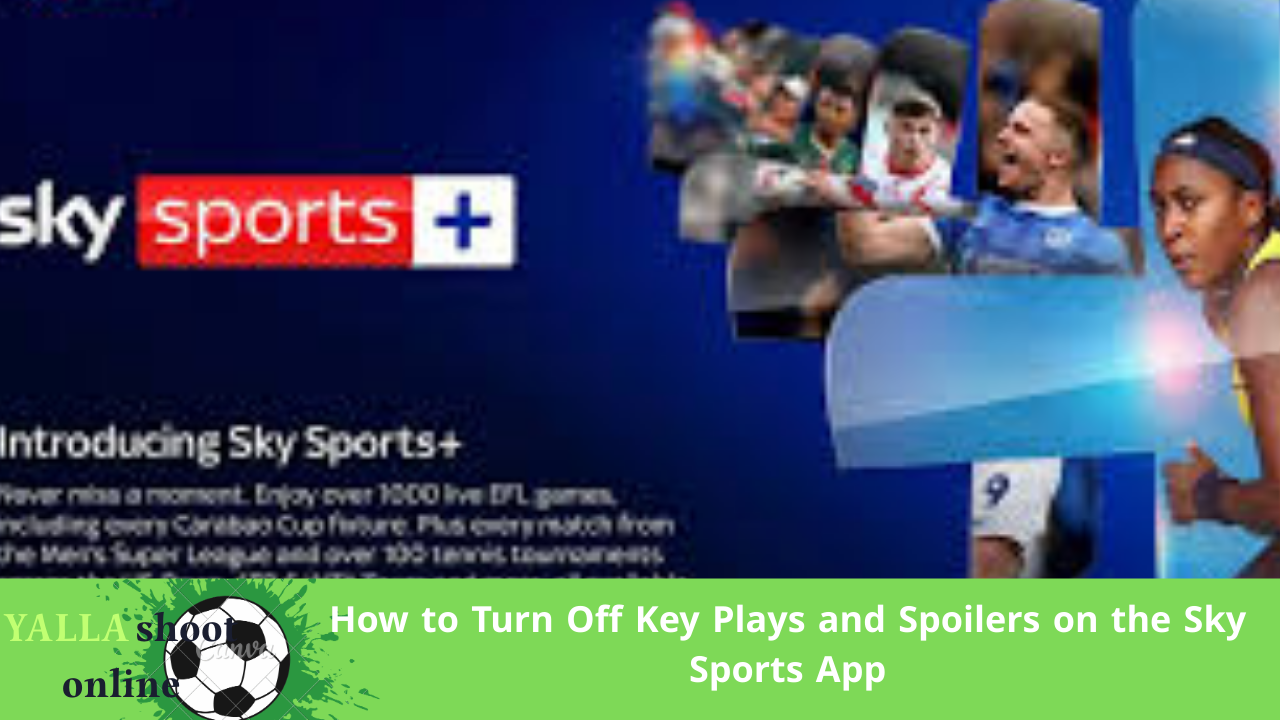 Turn Off Key Plays and Spoilers on the Sky Sports App