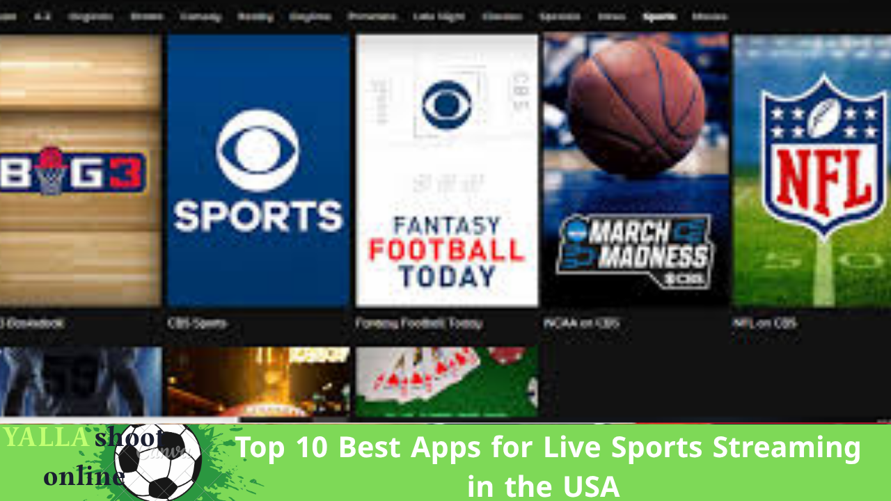 Best apps for live sports streaming in USA
