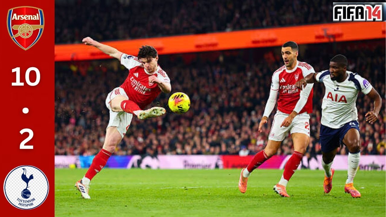 Arsenal Thrash Spurs 10-2 | Crazy FIFA Gameplay