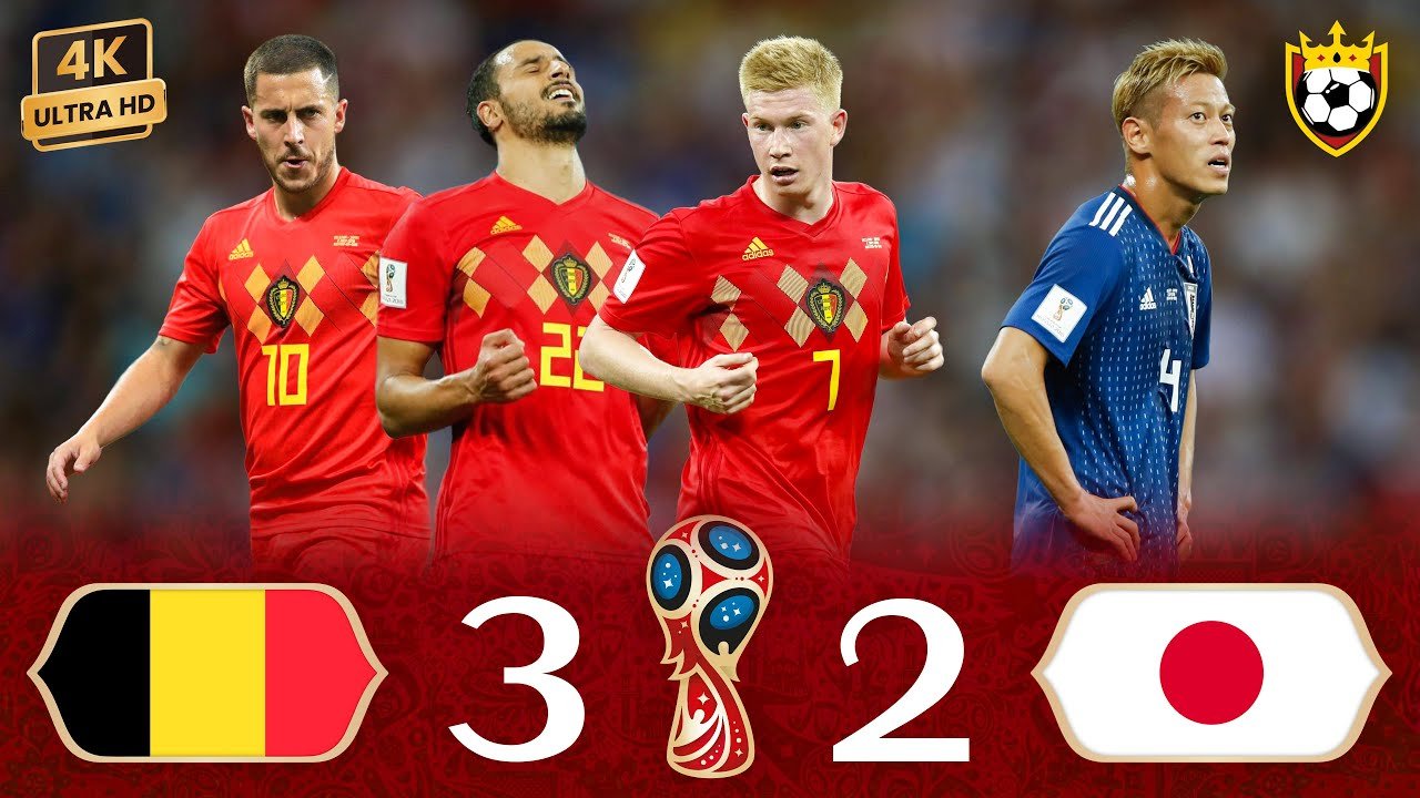 Belgium and Hazard shock Japan with historic comeback in epic
