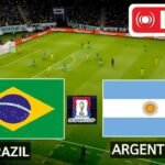 Brazil vs Argentina Football - pes efootball gameplay - brazil