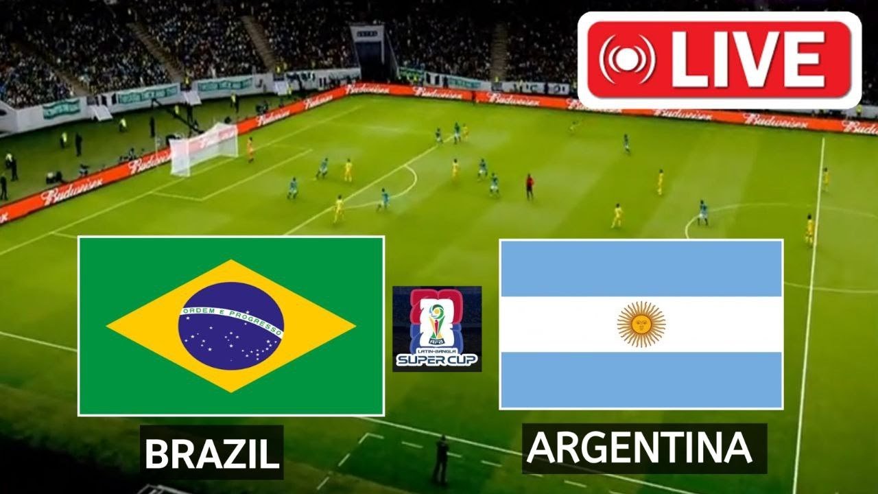 Brazil vs Argentina Football - pes efootball gameplay