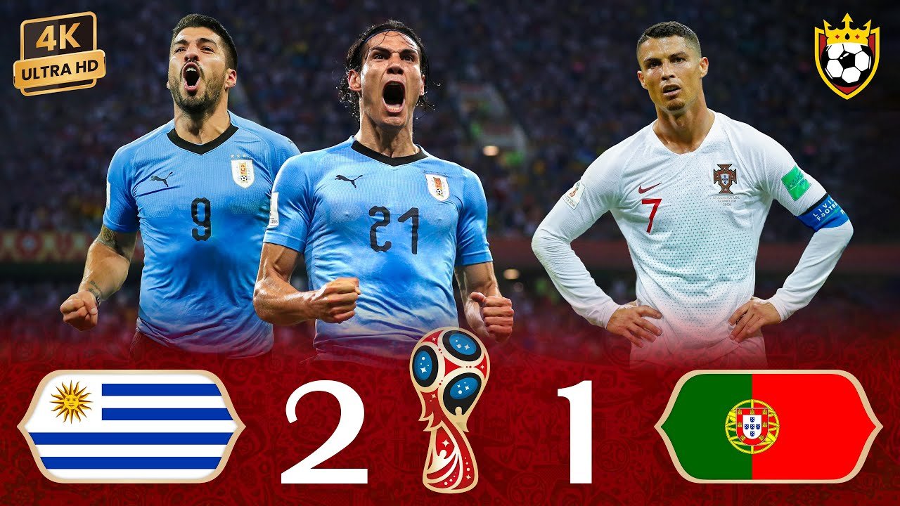 Cavani and Suarez kick Portugal and Ronaldo out of the