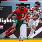 Modric and Hakimi go head-to-head | Morocco v Croatia highlights