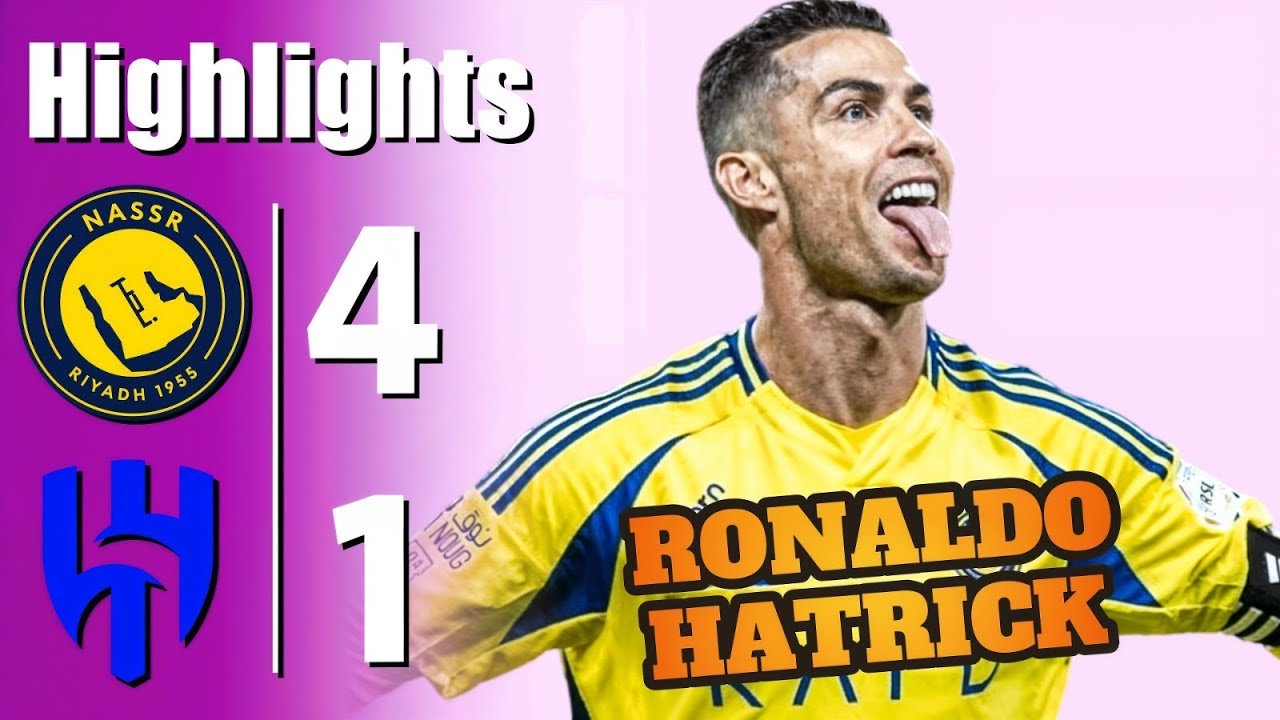 Ronaldo Hat-Trick 💥 Al Nassr vs Al Hilal 4-1 - All Goals & Highlights - 2025