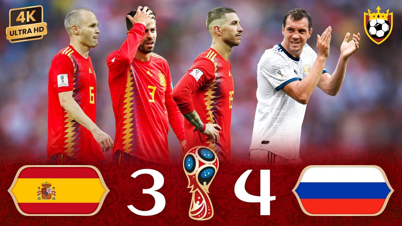 Russia pulls off a huge upset by knocking Spain out