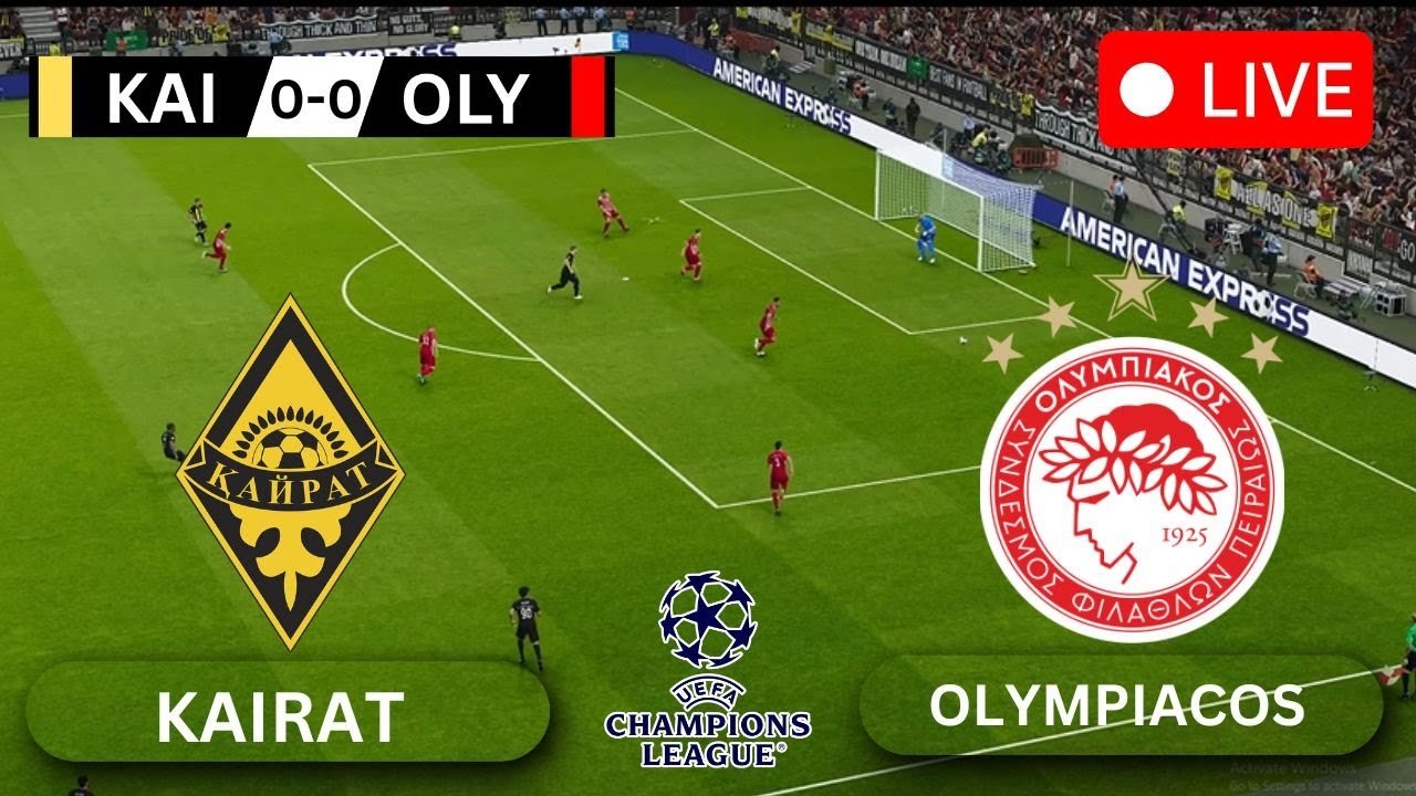 🔴 LIVE: Kairat vs Olympiacos | UEFA Champions League 2025 | eFootball PES 2021 Full Match